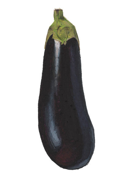 Aubergine Hero - Giclée Print