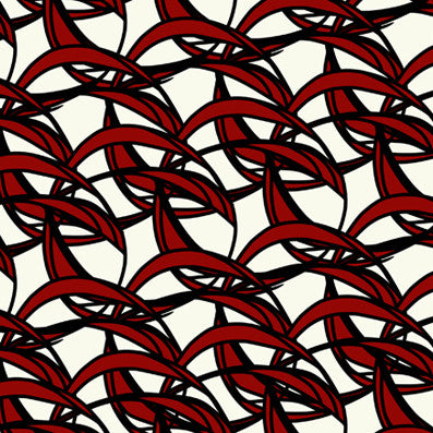 Spring Wave Red Lace