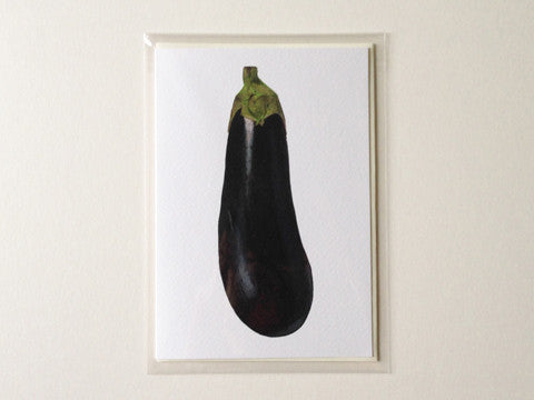 Aubergine - Greetings Card