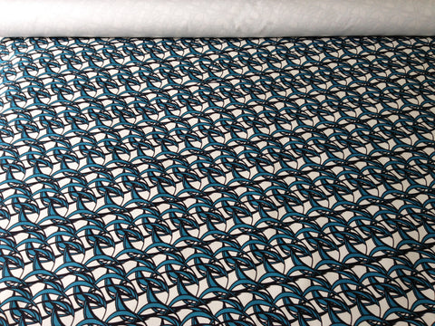 Spring Wave Blue Lace - Fabric
